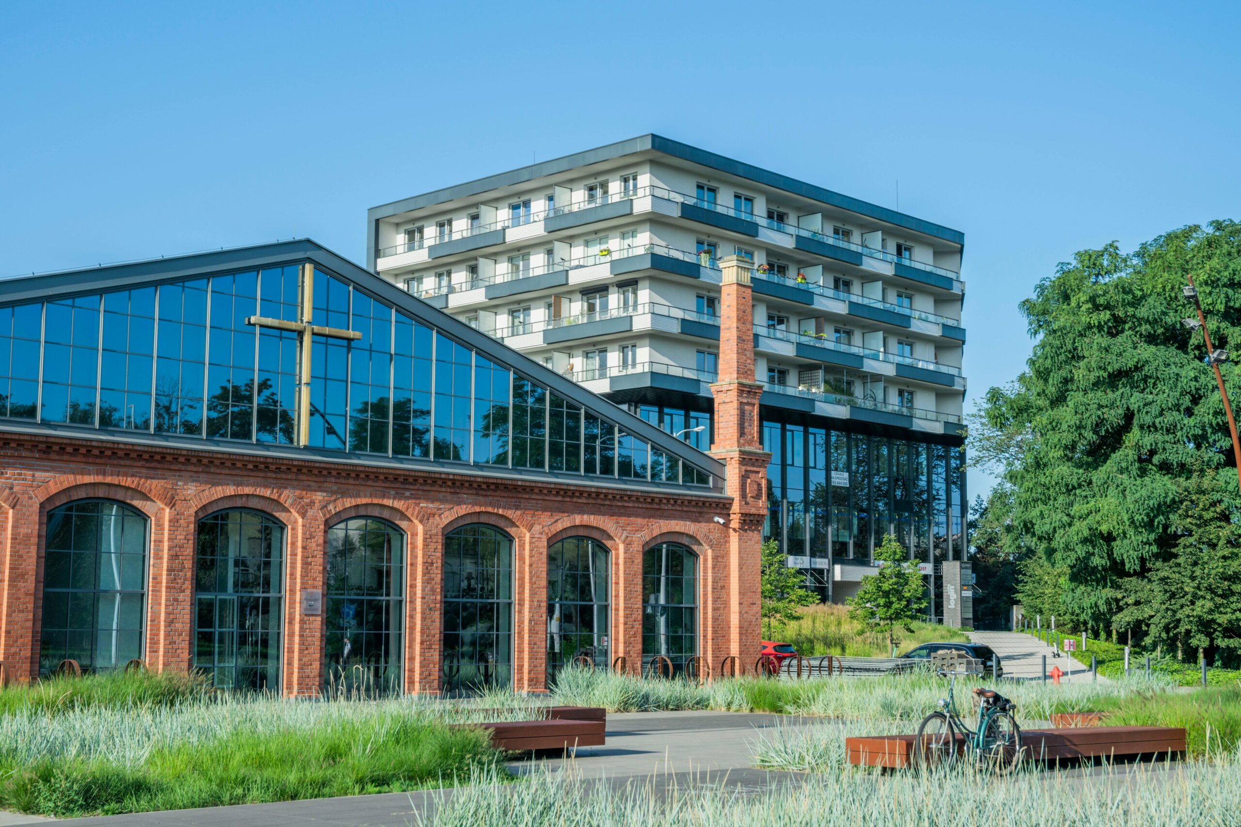 widok na biuro nieruchomości we Wrocławiu